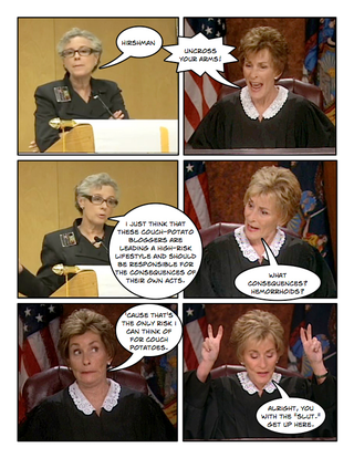 Illustration for article titled Comic Confrontations: Judge Judy Vs. Feminists